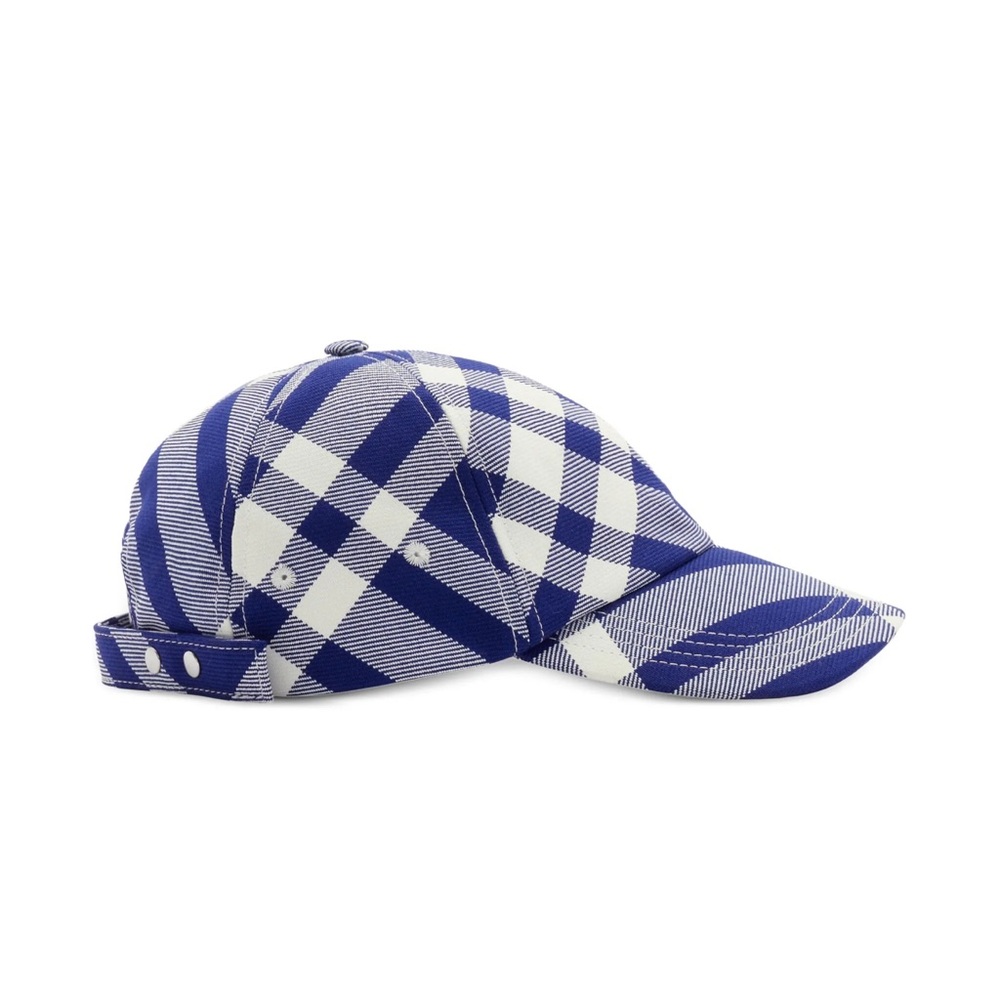 Burberry check-plaid cotton baseball cap - Picture 2 of 6